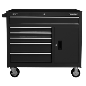 Sealey AP4106B American PRO® Rollcab 6 Drawer - Black - AP4106B - Sealey Tools UK - Trade Counter Direct