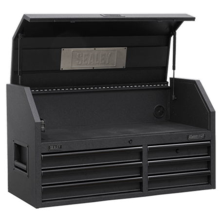 Sealey AP4106BE Superline PRO® Black Edition Topchest with 6 Soft Close Drawers & Power Bar 1030mm - AP4106BE - Sealey Tools UK - Trade Counter Direct