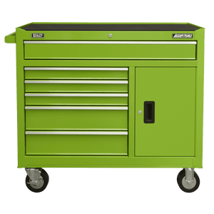 Sealey AP4106HV American PRO® Rollcab 6 Drawer - Green - AP4106HV - Sealey Tools UK - Trade Counter Direct