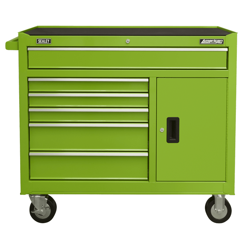 Sealey AP4106HV American PRO® Rollcab 6 Drawer - Green - AP4106HV - Sealey Tools UK - Trade Counter Direct