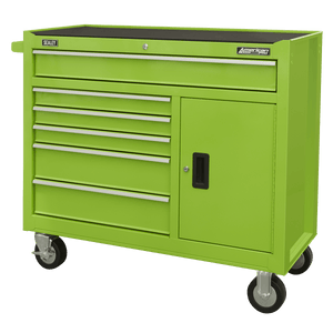Sealey AP4106HV American PRO® Rollcab 6 Drawer - Green - AP4106HV - Sealey Tools UK - Trade Counter Direct