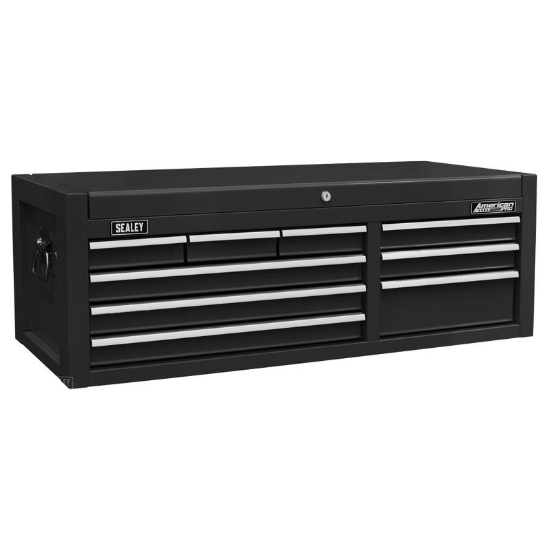 Sealey AP4109B American PRO® Topchest 9 Drawer - Black - AP4109B - Sealey Tools UK - Trade Counter Direct