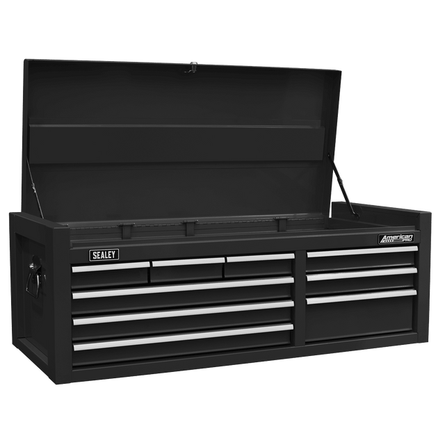 Sealey AP4109B American PRO® Topchest 9 Drawer - Black - AP4109B - Sealey Tools UK - Trade Counter Direct