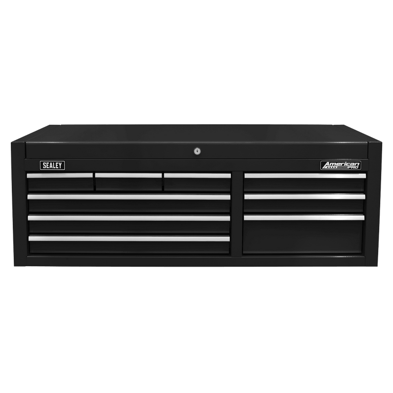 Sealey AP4109B American PRO® Topchest 9 Drawer - Black - AP4109B - Sealey Tools UK - Trade Counter Direct