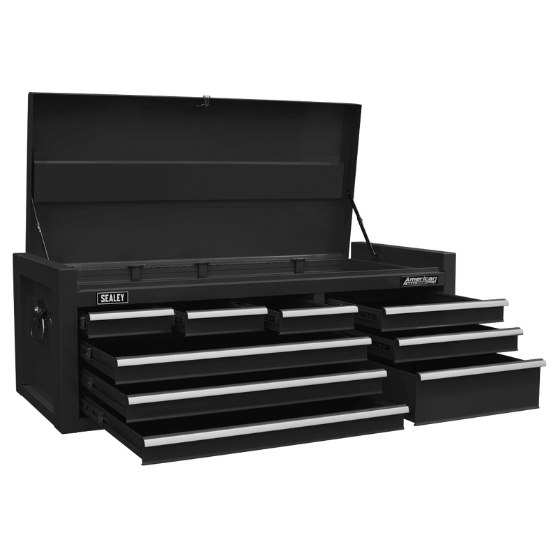 Sealey AP4109B American PRO® Topchest 9 Drawer - Black - AP4109B - Sealey Tools UK - Trade Counter Direct