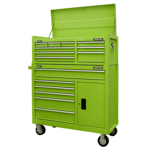 Sealey AP4109HV American PRO® Topchest 9 Drawer - Green - AP4109HV - Sealey Tools UK - Trade Counter Direct