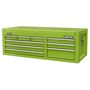 Sealey AP4109HV American PRO® Topchest 9 Drawer - Green - AP4109HV - Sealey Tools UK - Trade Counter Direct