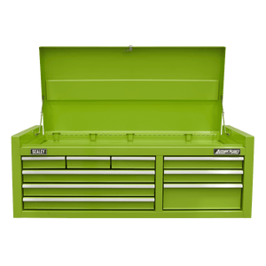 Sealey AP4109HV American PRO® Topchest 9 Drawer - Green - AP4109HV - Sealey Tools UK - Trade Counter Direct