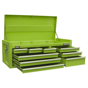 Sealey AP4109HV American PRO® Topchest 9 Drawer - Green - AP4109HV - Sealey Tools UK - Trade Counter Direct