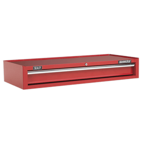 Sealey AP41119 Superline PRO® Heavy-Duty Mid-Box Tool Chest with Drawer - Red - AP41119 - Sealey Tools UK - Trade Counter Direct