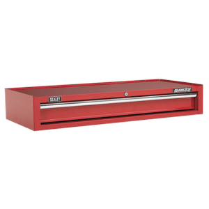 Sealey AP41119 Superline PRO® Heavy-Duty Mid-Box Tool Chest with Drawer - Red - AP41119 - Sealey Tools UK - Trade Counter Direct