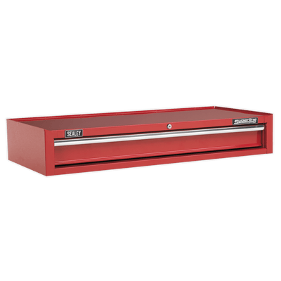 Sealey AP41119 Superline PRO® Heavy-Duty Mid-Box Tool Chest with Drawer - Red - AP41119 - Sealey Tools UK - Trade Counter Direct