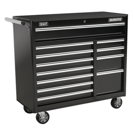 Sealey AP41120B Superline PRO® Heavy-Duty Rollcab 12 Drawer - Black - AP41120B - Sealey Tools UK - Trade Counter Direct