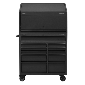 Sealey AP41HBESTACK Superline PRO® Hutch Toolbox & Rollcab Combo 1030mm 11 Drawer - AP41HBESTACK - Sealey Tools UK - Trade Counter Direct