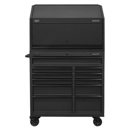 Sealey AP41HBESTACK Superline PRO® Hutch Toolbox & Rollcab Combo 1030mm 11 Drawer - AP41HBESTACK - Sealey Tools UK - Trade Counter Direct