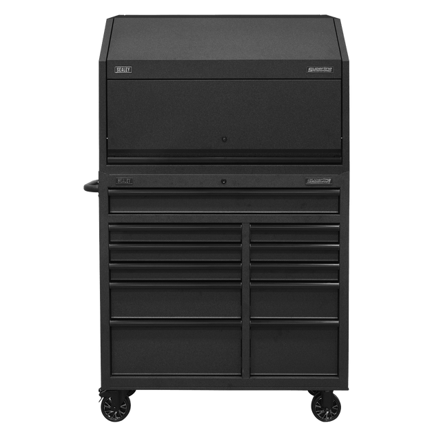 Sealey AP41HBESTACK Superline PRO® Hutch Toolbox & Rollcab Combo 1030mm 11 Drawer - AP41HBESTACK - Sealey Tools UK - Trade Counter Direct