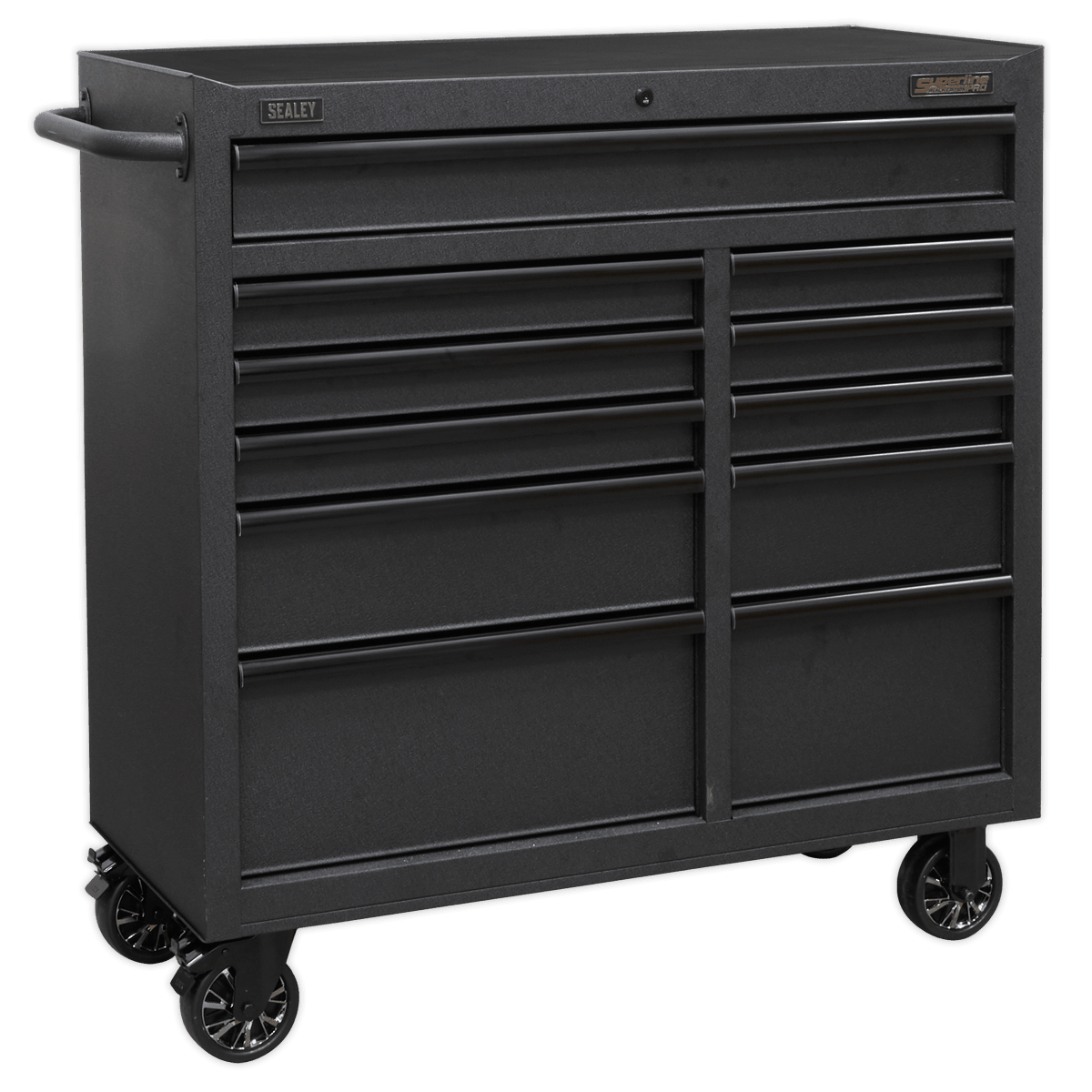 Sealey AP41HBESTACK Superline PRO® Hutch Toolbox & Rollcab Combo 1030mm 11 Drawer - AP41HBESTACK - Sealey Tools UK - Trade Counter Direct