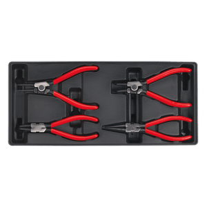Sealey AP41STACKBCOMBO American PRO® Topchest & Rollcab Combination 15 Drawer with 117pc Tool Kit - Black - AP41STACKBCOMBO - Sealey Tools UK - Trade Counter Direct