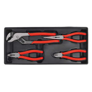 Sealey AP41STACKBCOMBO American PRO® Topchest & Rollcab Combination 15 Drawer with 117pc Tool Kit - Black - AP41STACKBCOMBO - Sealey Tools UK - Trade Counter Direct