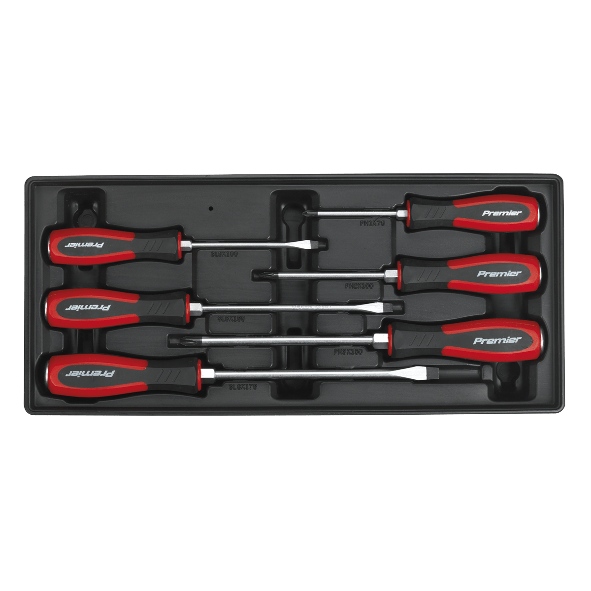 Sealey AP41STACKBCOMBO American PRO® Topchest & Rollcab Combination 15 Drawer with 117pc Tool Kit - Black - AP41STACKBCOMBO - Sealey Tools UK - Trade Counter Direct
