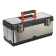 Sealey AP505S Stainless Steel Toolbox 505mm with Tote Tray - AP505S - Sealey Tools UK - Trade Counter Direct
