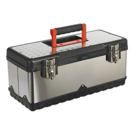 Sealey AP505S Stainless Steel Toolbox 505mm with Tote Tray - AP505S - Sealey Tools UK - Trade Counter Direct