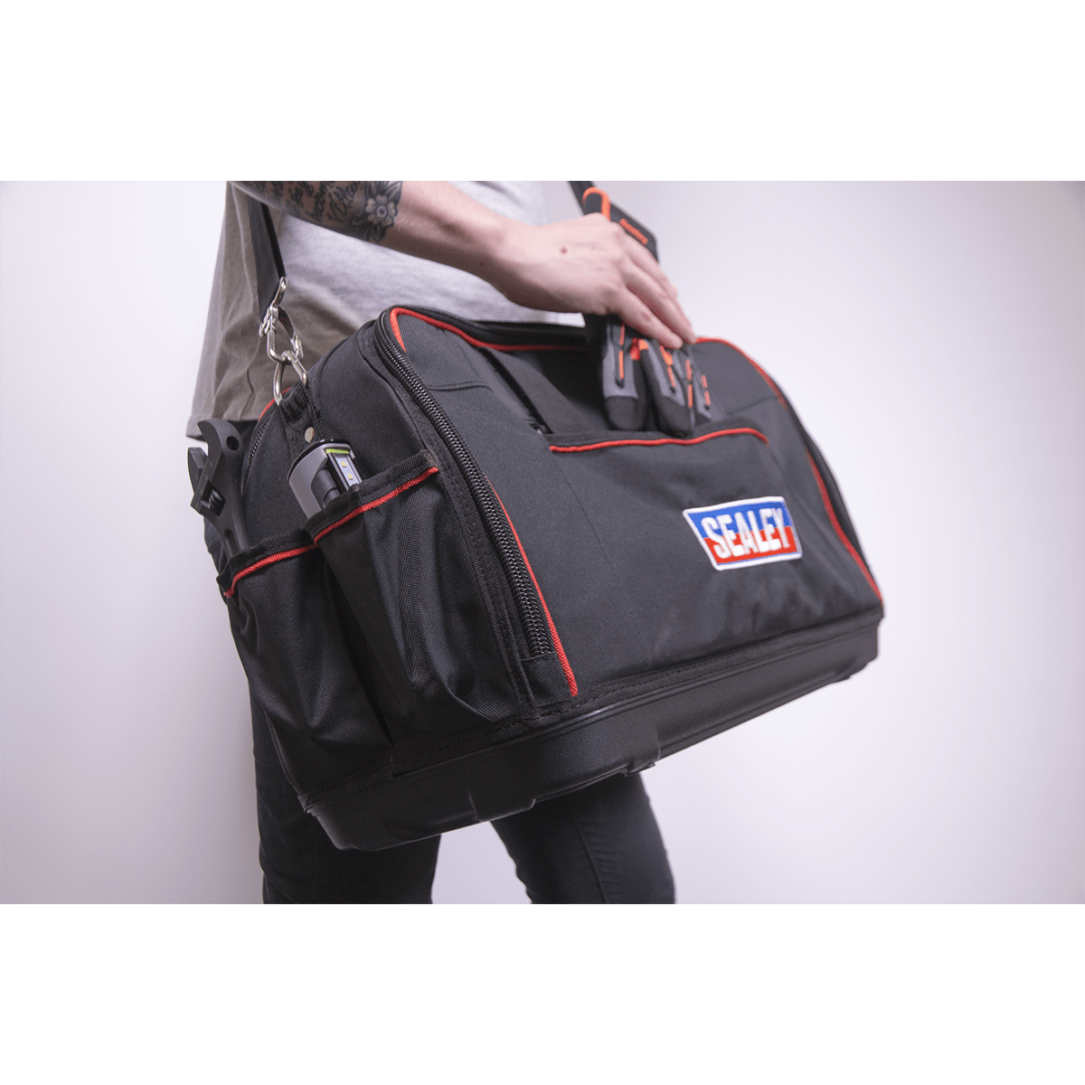 Sealey AP513 Heavy-Duty Tool Storage Bag with 24 Pockets 500mm - AP513 - Sealey Tools UK - Trade Counter Direct