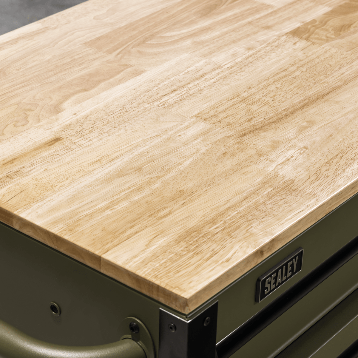 Sealey AP5210KBE Superline PRO® Mobile Trolley with Wooden Worktop & Power Bar 10 Drawer 1320mm - AP5210KBE - Sealey Tools UK - Trade Counter Direct