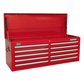Sealey AP5210T Superline PRO® Topchest 10 Drawer - Red - AP5210T - Sealey Tools UK - Trade Counter Direct