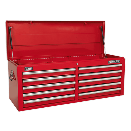 Sealey AP5210T Superline PRO® Topchest 10 Drawer - Red - AP5210T - Sealey Tools UK - Trade Counter Direct