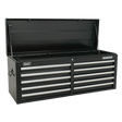 Sealey AP5210TB Superline PRO® Topchest 10 Drawer - Black - AP5210TB - Sealey Tools UK - Trade Counter Direct