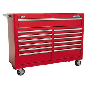 Sealey AP5213T Superline PRO® Rollcab 13 Drawer - Red - AP5213T - Sealey Tools UK - Trade Counter Direct