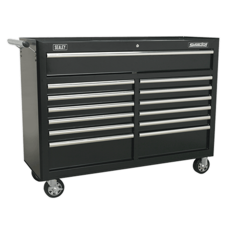 Sealey AP5213TB Superline PRO® Rollcab 13 Drawer - Black - AP5213TB - Sealey Tools UK - Trade Counter Direct