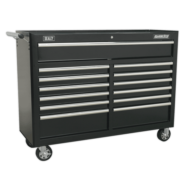Sealey AP5213TB Superline PRO® Rollcab 13 Drawer - Black - AP5213TB - Sealey Tools UK - Trade Counter Direct