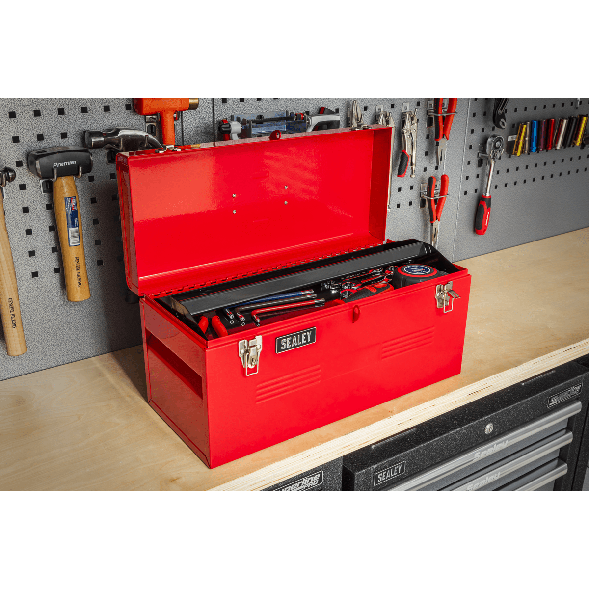 Sealey AP533 Toolbox with Tote Tray 510mm - AP533 - Sealey Tools UK - Trade Counter Direct