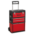 Sealey AP548 Mobile Steel/Composite Toolbox with 3 Compartments - AP548 - Sealey Tools UK - Trade Counter Direct
