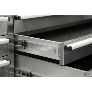 Sealey AP5520SS Premier™ Mobile Stainless Steel Tool Cabinet 10 Drawer with Backboard & 2 Wall Cupboards - AP5520SS - Sealey Tools UK - Trade Counter Direct