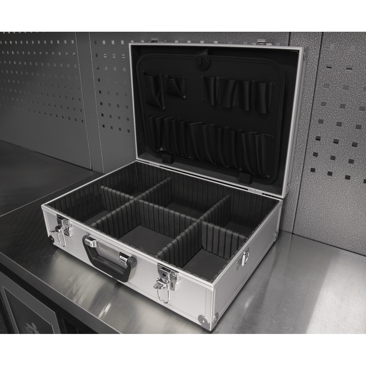Sealey AP603 Aluminium Tool Case with Square Edges - AP603 - Sealey Tools UK - Trade Counter Direct