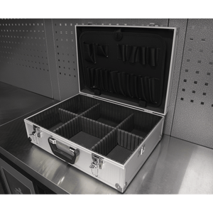 Sealey AP603 Aluminium Tool Case with Square Edges - AP603 - Sealey Tools UK - Trade Counter Direct