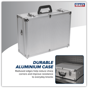 Sealey AP603 Aluminium Tool Case with Square Edges - AP603 - Sealey Tools UK - Trade Counter Direct