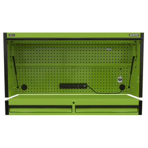 Sealey AP6103BE Superline PRO® Black Edition Top Hutch & 2 Drawer Riser 1549mm - AP6103BE - Sealey Tools UK - Trade Counter Direct