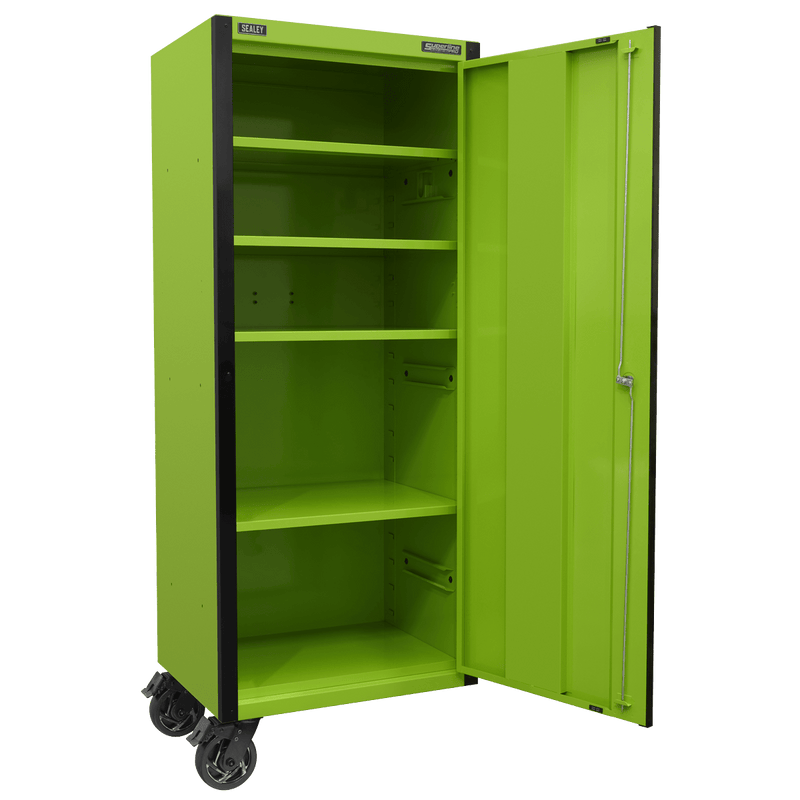 Sealey AP6104BE Superline PRO® Black Edition Side Locker with Castors 1864mm - AP6104BE - Sealey Tools UK - Trade Counter Direct