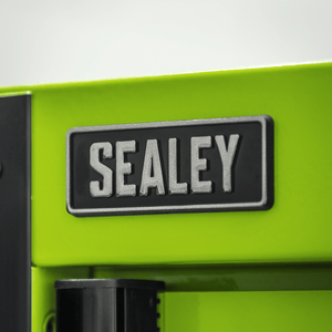 Sealey AP6104BE Superline PRO® Black Edition Side Locker with Castors 1864mm - AP6104BE - Sealey Tools UK - Trade Counter Direct