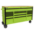Sealey AP6115BE 15 Drawer Mobile Trolley with Wooden Worktop 1549mm - AP6115BE - Sealey Tools UK - Trade Counter Direct