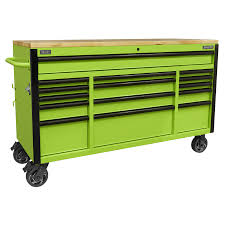 Sealey AP6115BE 15 Drawer Mobile Trolley with Wooden Worktop 1549mm - AP6115BE - Sealey Tools UK - Trade Counter Direct