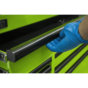 Sealey AP6115BECOMBO2 15 Drawer 1549mm Mobile Trolley with Wooden Worktop, Hutch, 2 Drawer Riser & Side Locker - AP6115BECOMBO2 - Sealey Tools UK - Trade Counter Direct