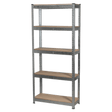 Sealey AP6150GS Racking Unit 5 Shelf 150kg Capacity Per Level - AP6150GS - Sealey Tools UK - Trade Counter Direct