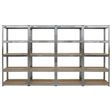 Sealey AP6150GSCOMBO Racking Unit 5 Shelf 150kg Capacity Per Level - Set of 4 - AP6150GSCOMBO - Sealey Tools UK - Trade Counter Direct