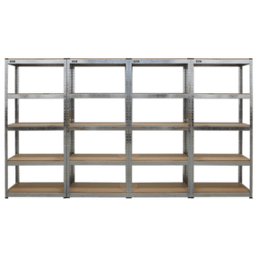 Sealey AP6150GSCOMBO Racking Unit 5 Shelf 150kg Capacity Per Level - Set of 4 - AP6150GSCOMBO - Sealey Tools UK - Trade Counter Direct