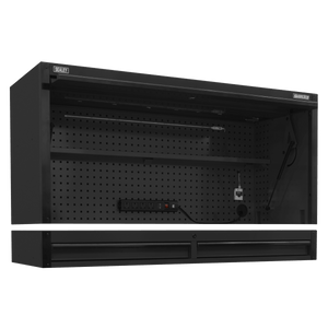 Sealey AP6203BE Superline PRO® Black Edition Top Hutch & 2 Drawer Riser 1549mm - AP6203BE - Sealey Tools UK - Trade Counter Direct